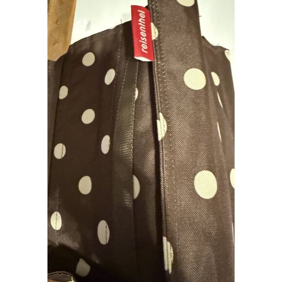 Reisenthel Bottle Carry Bag 9 Bottle Brown Polka Dots Strong Never Used - Picture 3 of 9